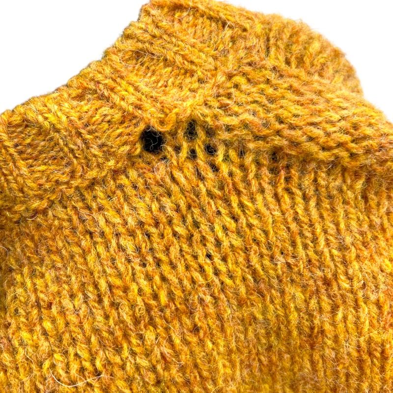 PRADA Yellow Wool Knit Cardigan - Exquisite Women's Sweater