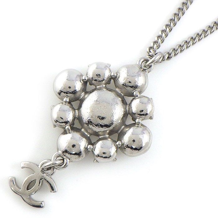 CHANEL Coco Mark Logo Necklace with Rhinestones - Exquisite Craftsmanship