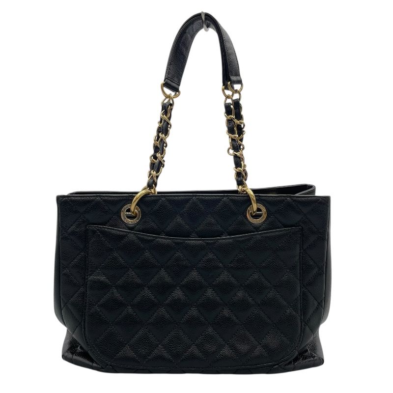 CHANEL GST Tote A50995 - Black Caviar Skin with Gold Hardware