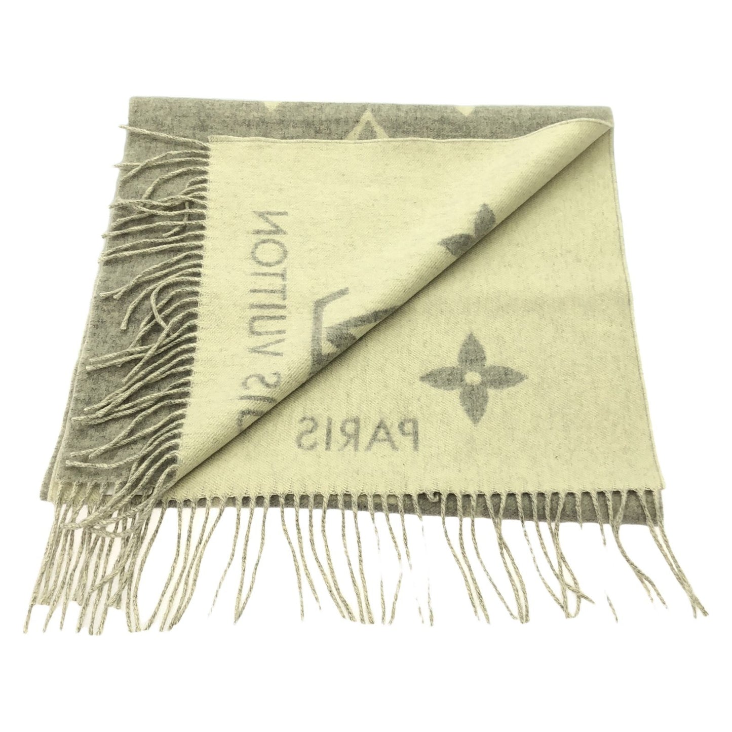 Louis Vuitton Cashmere Scarf - Ivory - Timeless Elegance