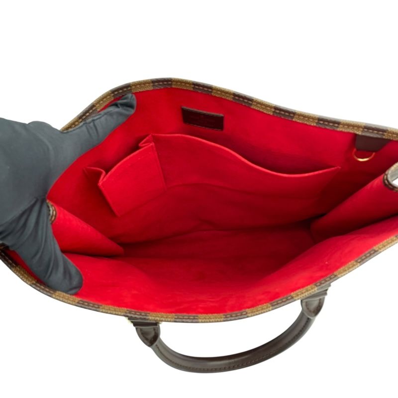 Louis Vuitton Sac Plat N51140 Brown Damier Ebene Handbag