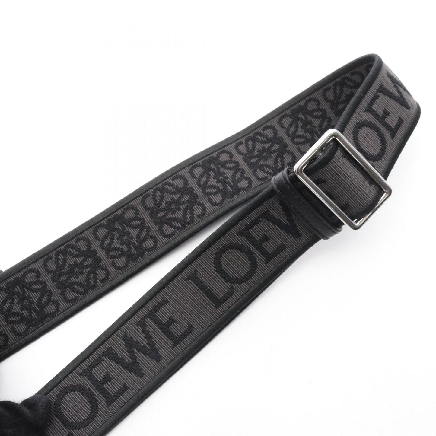 LOEWE Anton Sling Black Leather Crossbody Bag - New