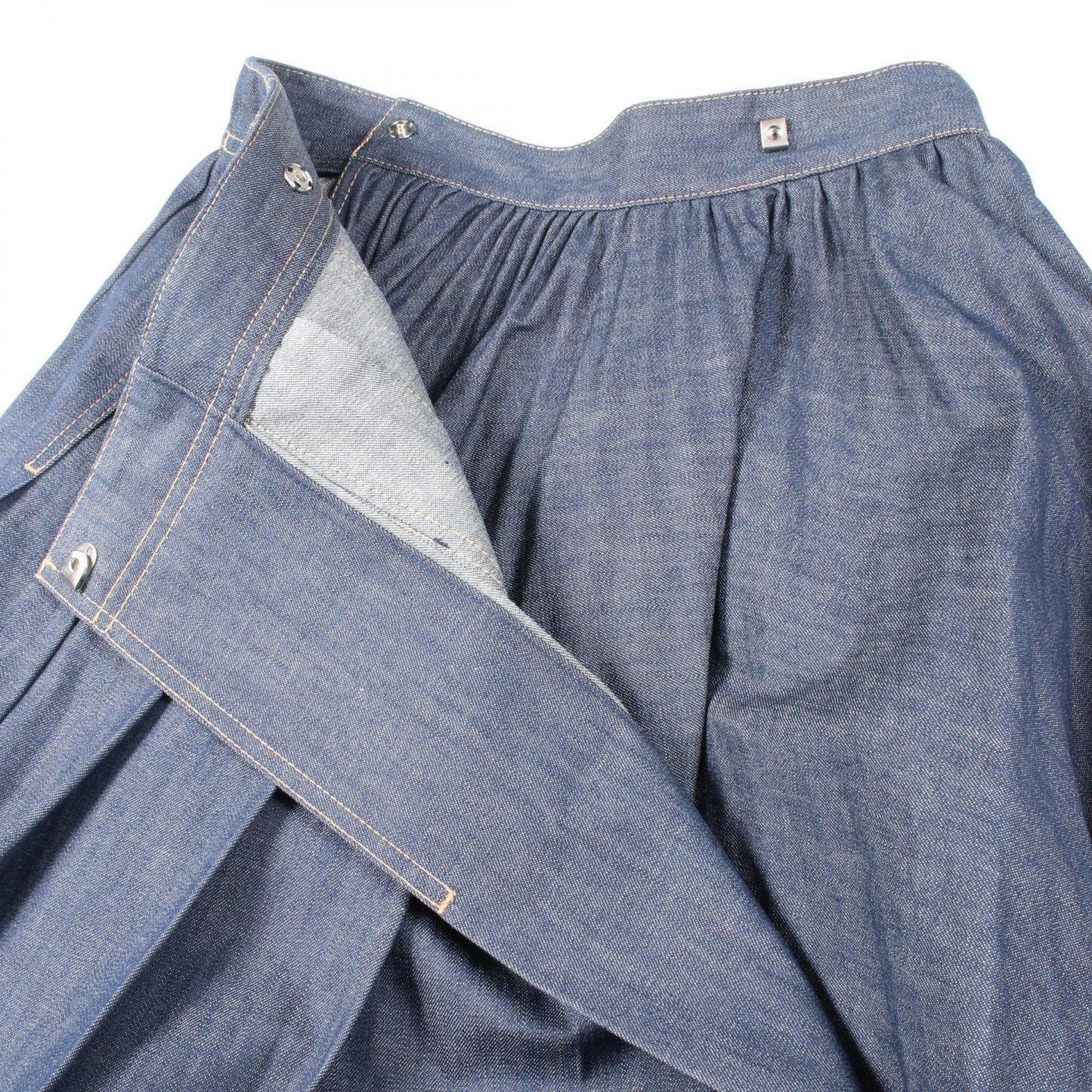 Dior Cotton Skirt in Navy - Timeless Elegance