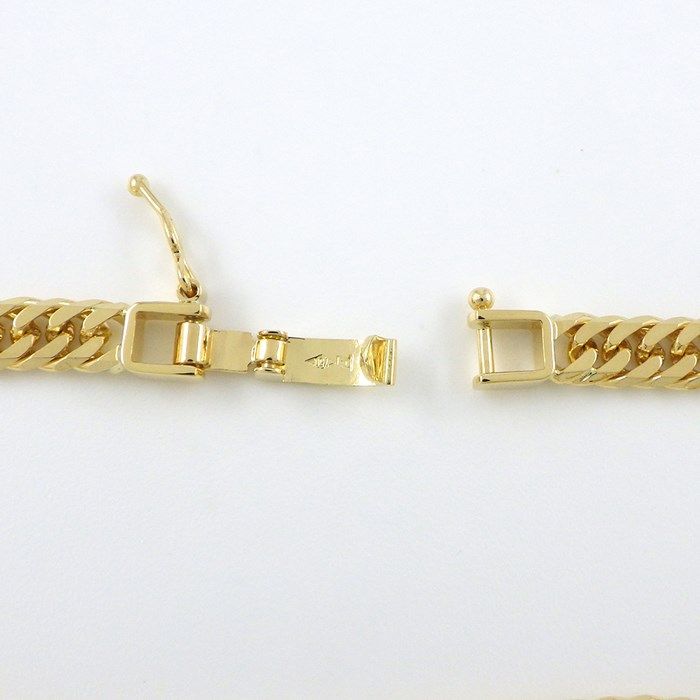K18YG Double Link Bracelet - Exquisite Japanese Craftsmanship