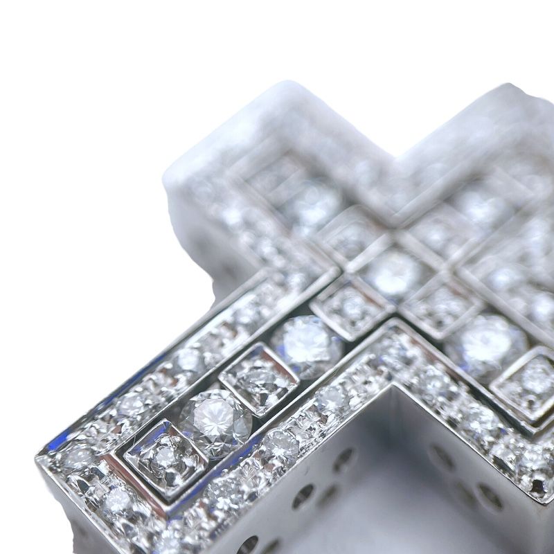 Damiani Belle Époque Necklace in K18 White Gold with Diamonds