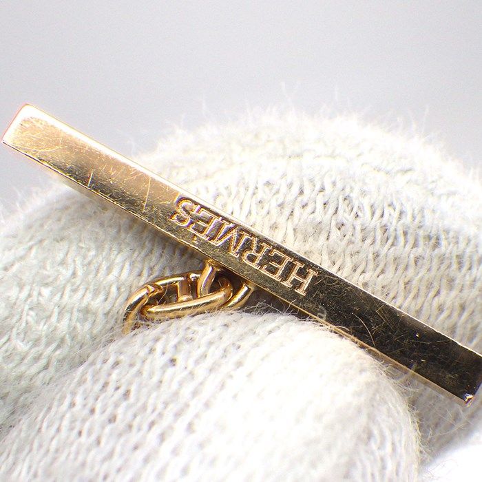 HERMES Chaine d'Ancre Contour Bracelet with Diamonds in K18 Pink Gold