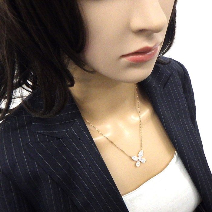 Graff Butterfly Necklace - Limited Edition K18PG Diamond Elegance