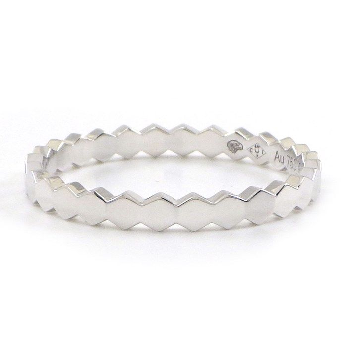 Chaumet Bee My Love Honeycomb Ring in 18K White Gold