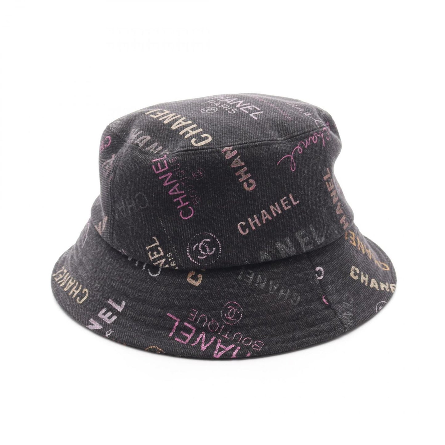 CHANEL Crusher Denim Bucket Hat - Timeless Elegance
