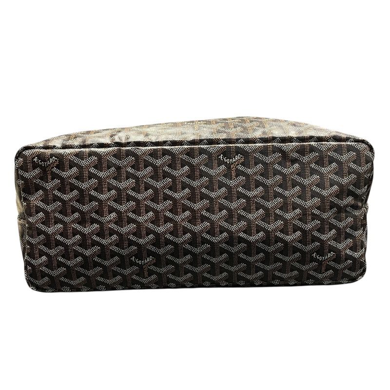 Goyard Saint Louis PM Black Canvas Unisex Handbag - Timeless Elegance