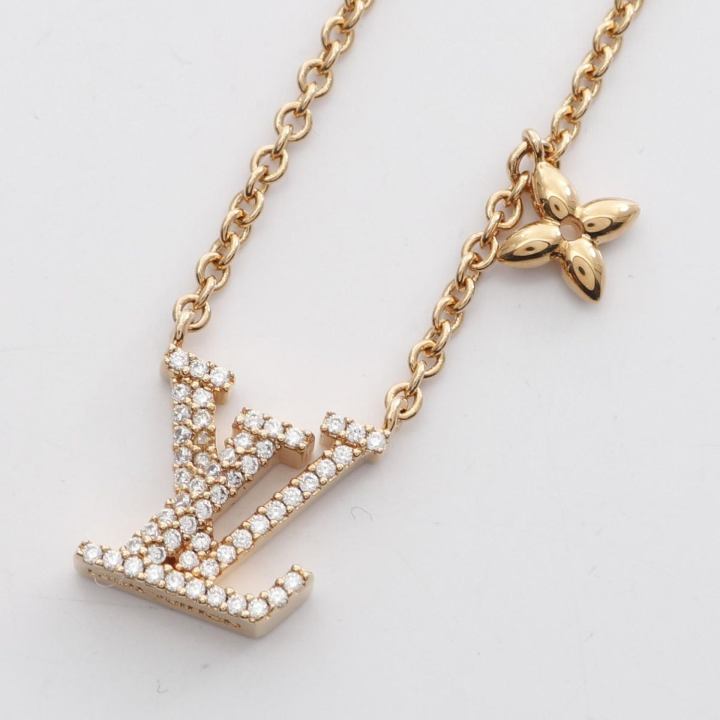 Louis Vuitton Iconic LV Necklace in Gold Plated Finish