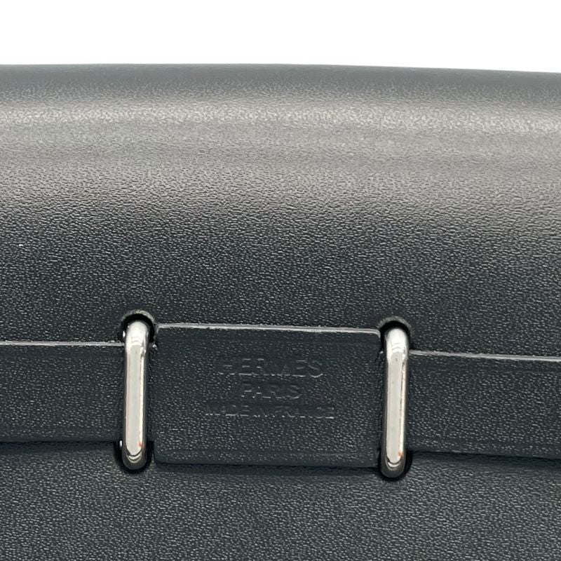 HERMES Émile Zip 20 Shoulder Bag - Duck Bronze & Black, 2024