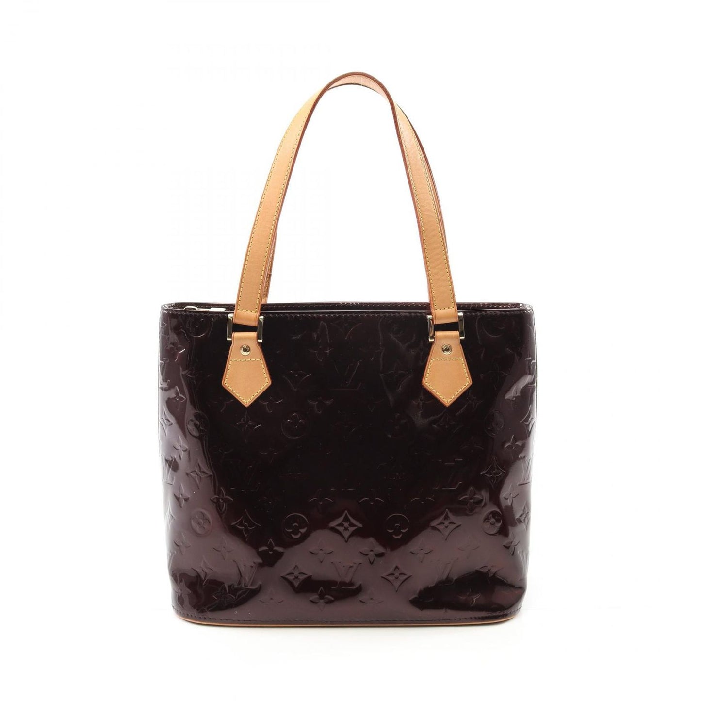Louis Vuitton Houston Handbag in Amarante Vernis Leather