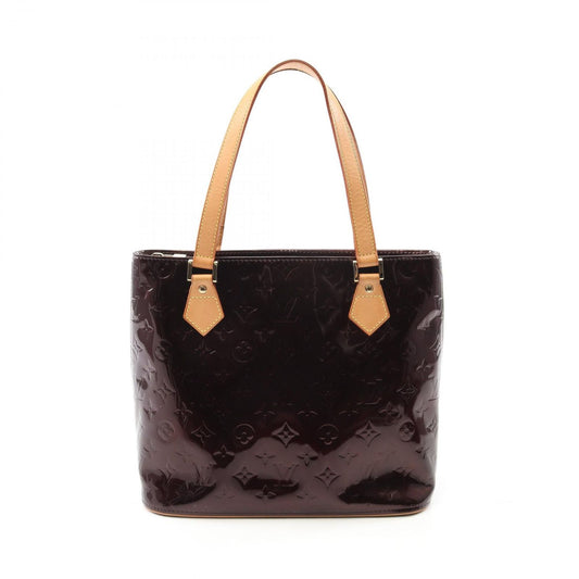 Louis Vuitton Houston Handbag in Amarante Vernis Leather