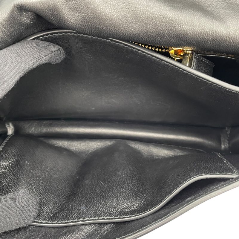 PRADA Soft Sound Small Shoulder Bag in Black Nappa Leather