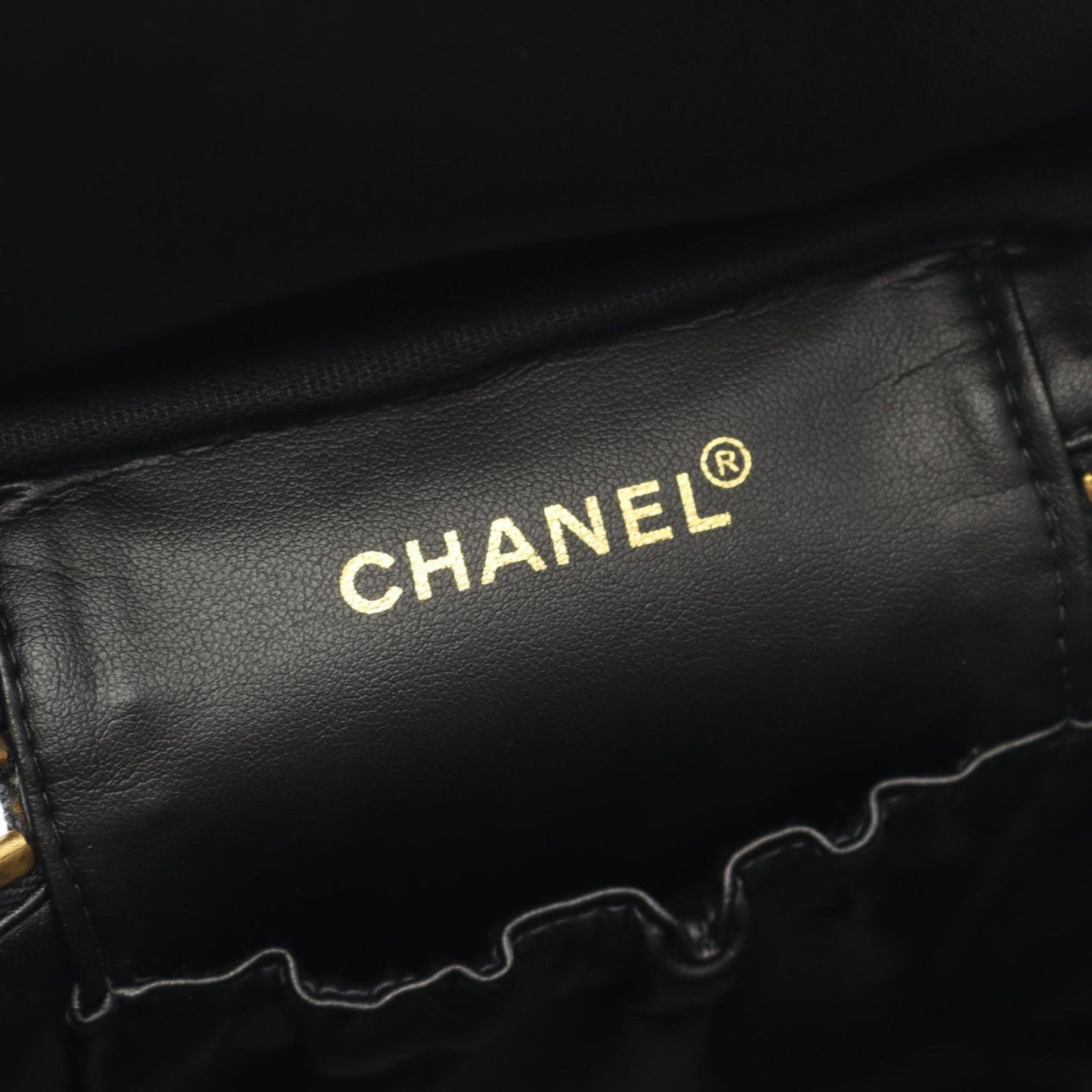 CHANEL Coco Mark Vanity Handbag in Black Calfskin - A Timeless Classic