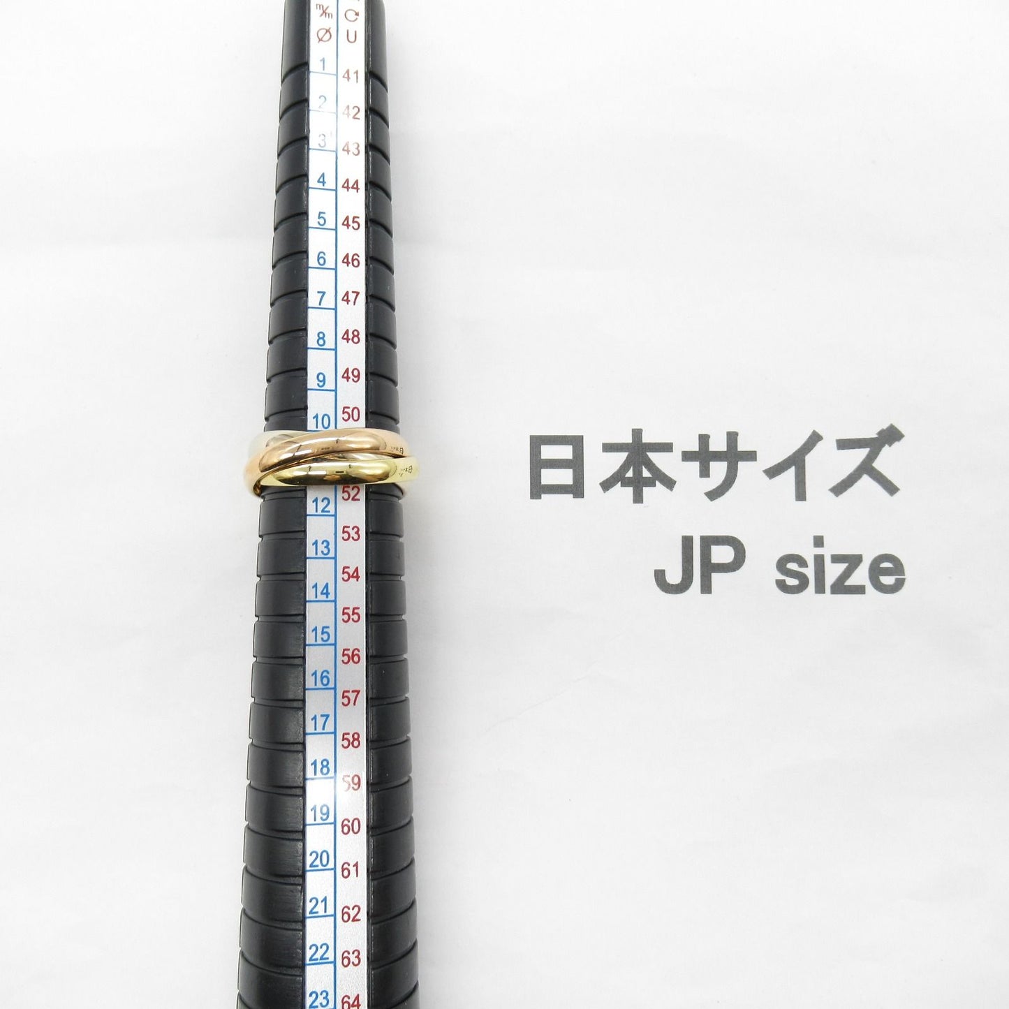 CARTIER Trinity Ring in K18 Yellow, White & Pink Gold - Exquisite Craftsmanship