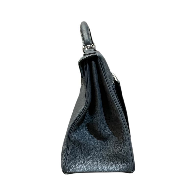 HERMES Kelly 42 Maxi in Grimiste with Silver Hardware - Unused Display Piece