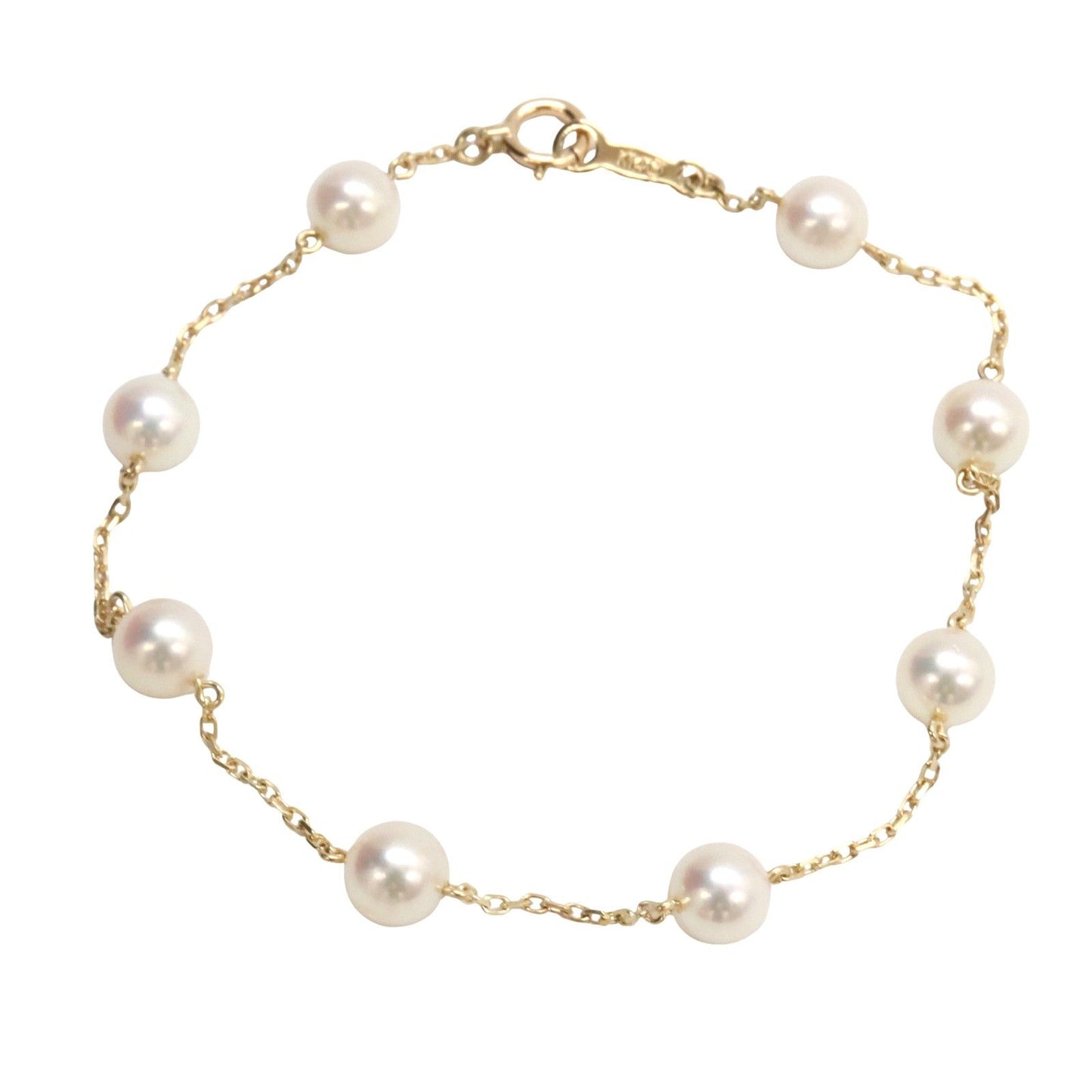 MIKIMOTO Pearl Bracelet - Exquisite Elegance in White