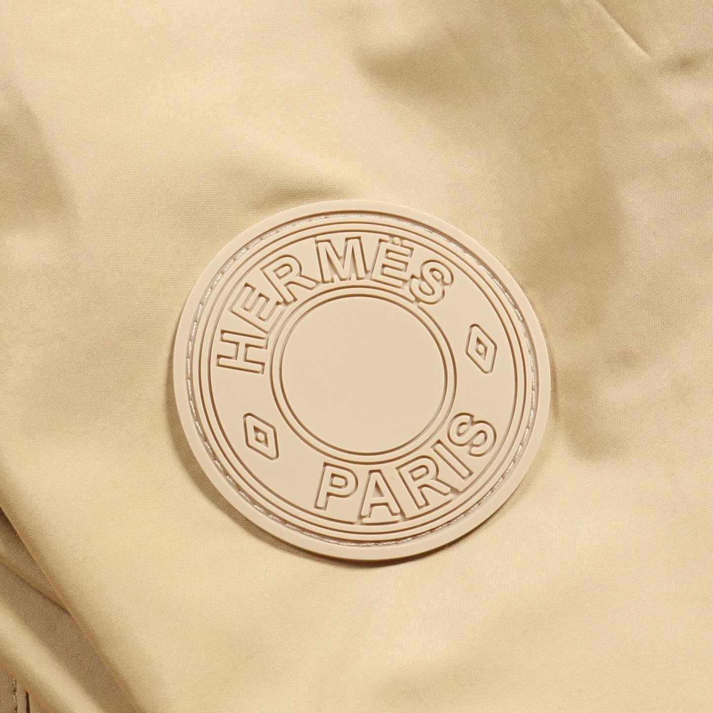 HERMES Serre Beige Spring Coat - Timeless Elegance