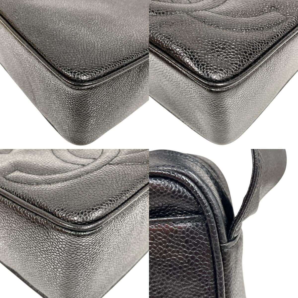 CHANEL Triple Caviar Leather Shoulder Bag - Timeless Elegance