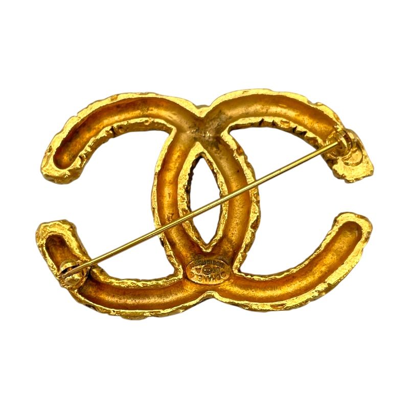 CHANEL Coco Mark Brooch in Gold GP - Timeless Elegance