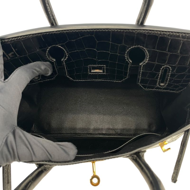 HERMES Birkin 30 Black Niloticus with Gold Hardware - Timeless Elegance