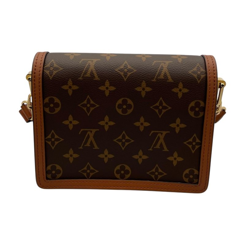 Louis Vuitton Dauphine Mini Shoulder Bag in Brown Monogram Canvas