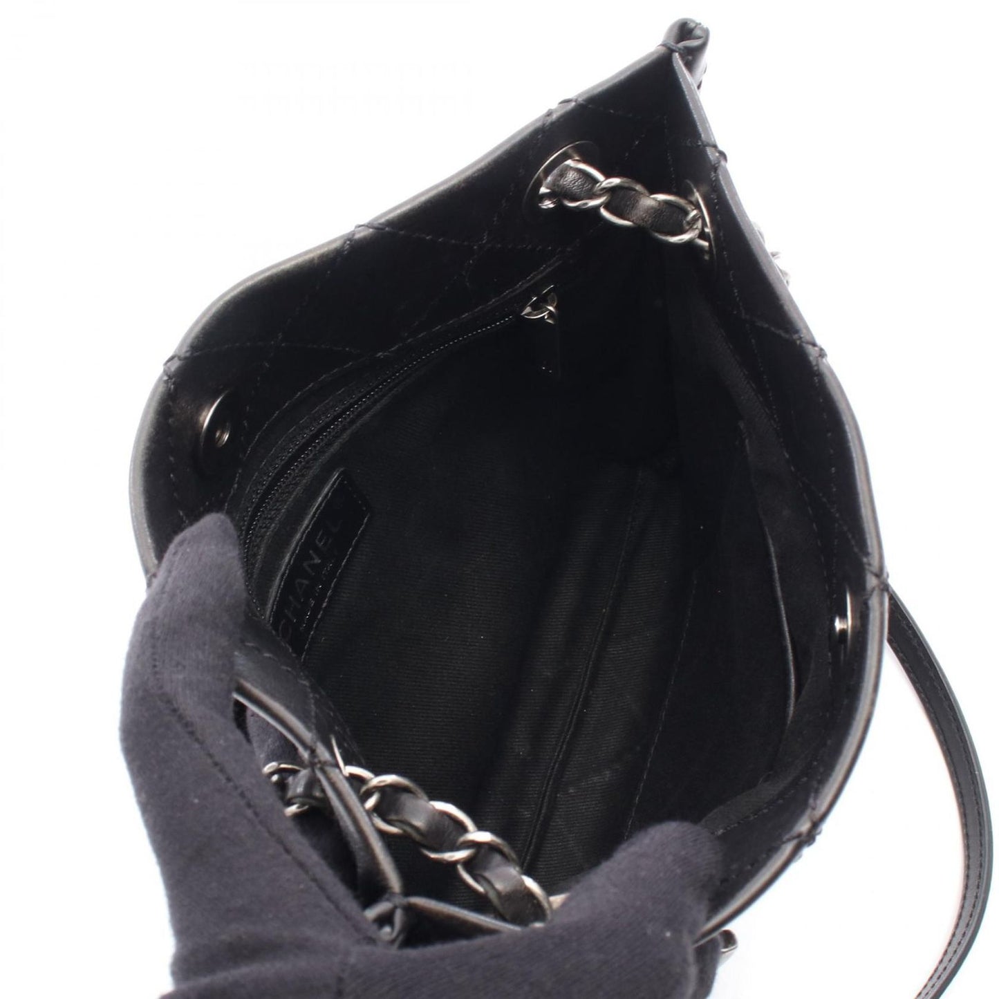 CHANEL Wild Stitch Black Leather Shoulder Bag - Timeless Elegance