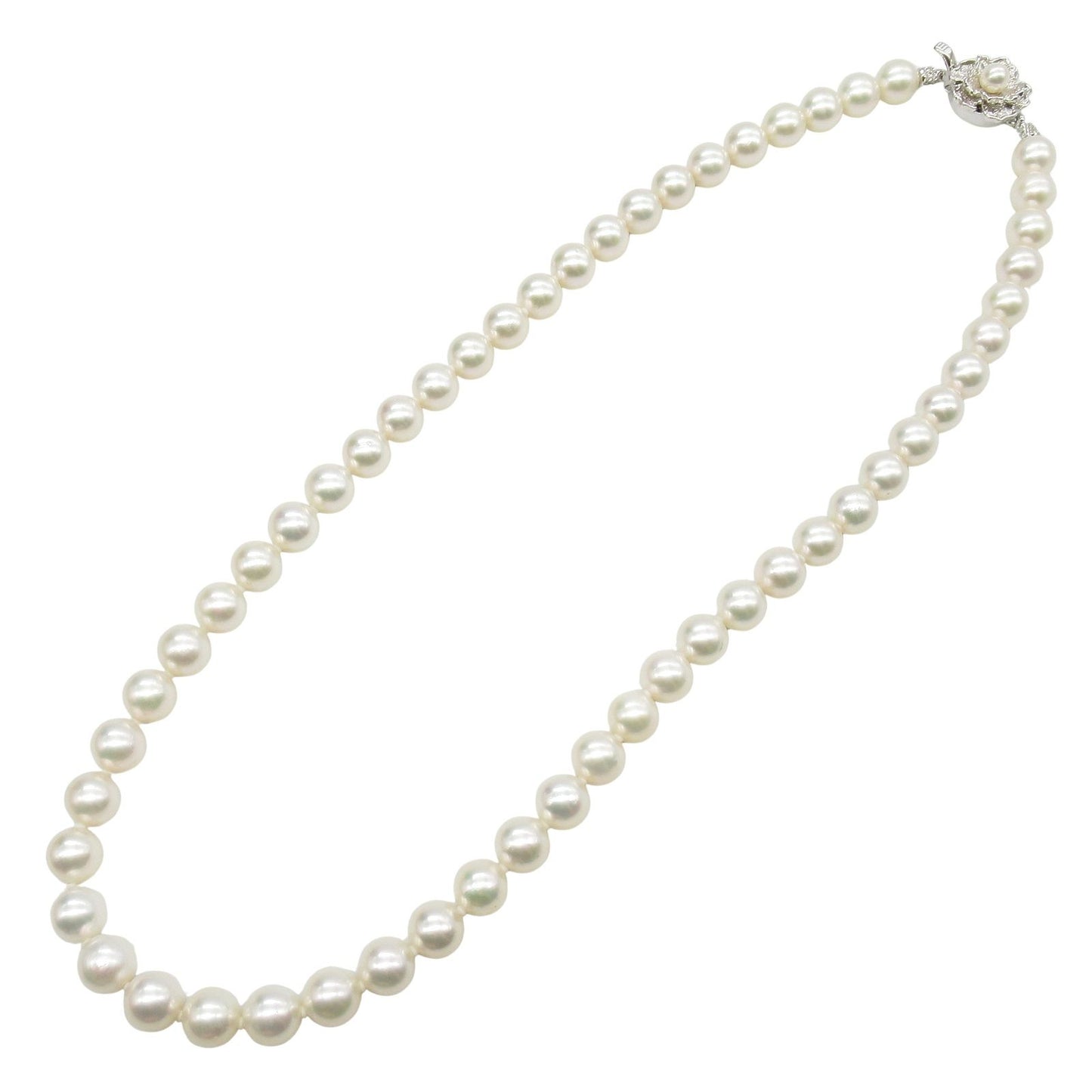 Elegant Pearl Necklace in Silver925 - Timeless Luxury