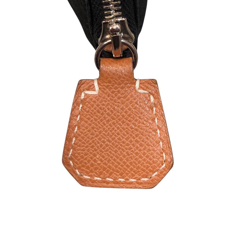 HERMES Silky Pocket Black Unisex Pouch - Timeless Elegance