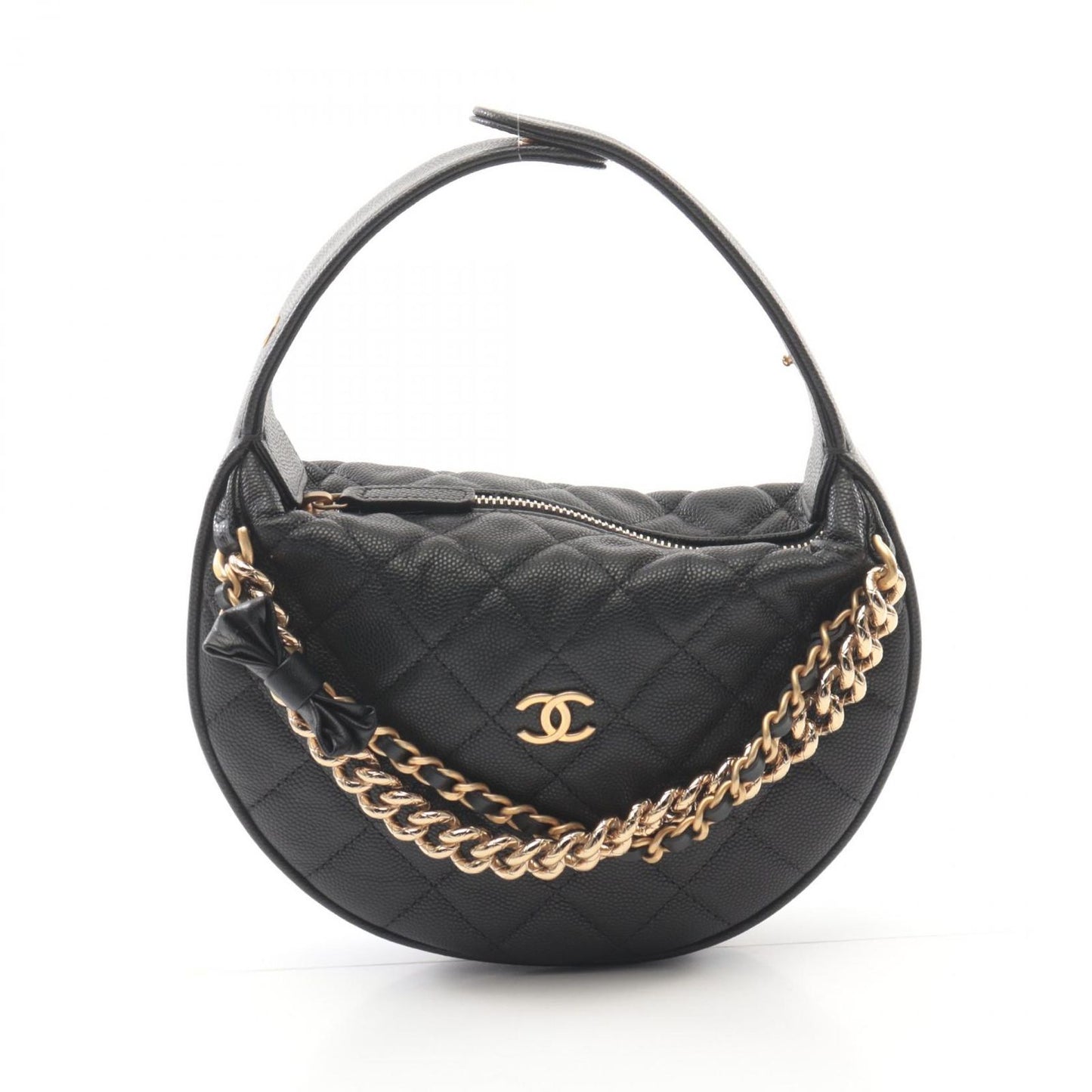CHANEL Matelassé Handbag AP3943 in Black Calfskin - Timeless Elegance