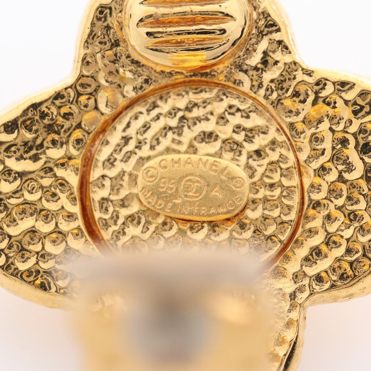 CHANEL Coco Mark Gold Earrings - Exquisite Luxury Accessory