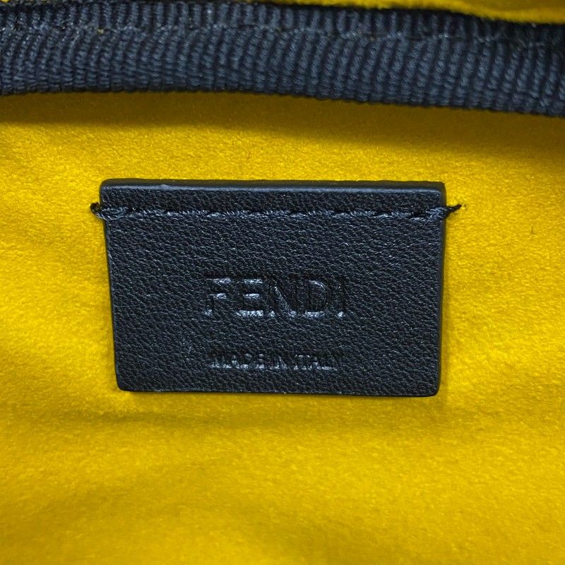Fendi Zucca Mini Shoulder Bag - Black PVC - Timeless Elegance