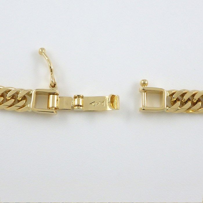 K18YG Double Link Bracelet - Exquisite Japanese Craftsmanship