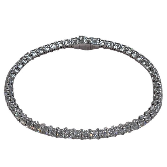 GRAFF Duet Triple Row Bracelet in 750WG with Diamonds
