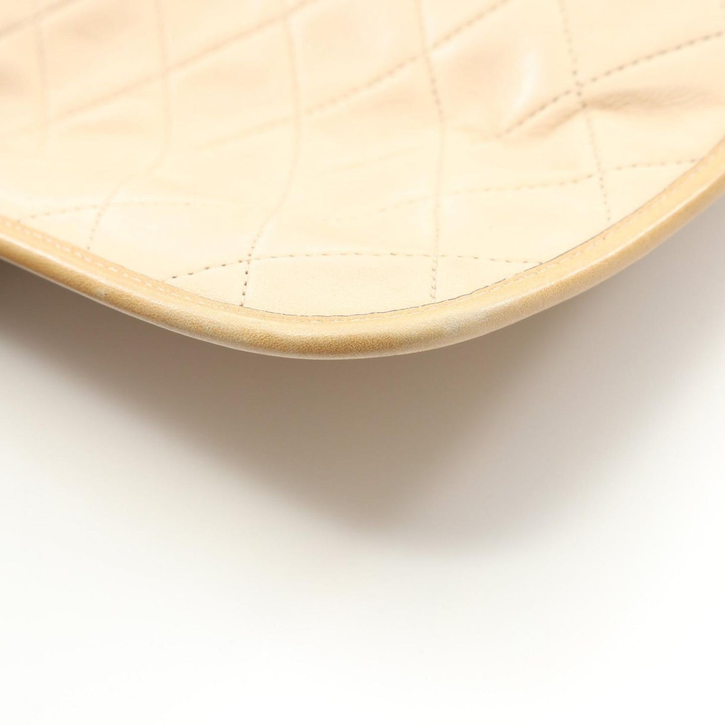 CHANEL Matelassé Tote Bag in Beige Lambskin - Timeless Elegance