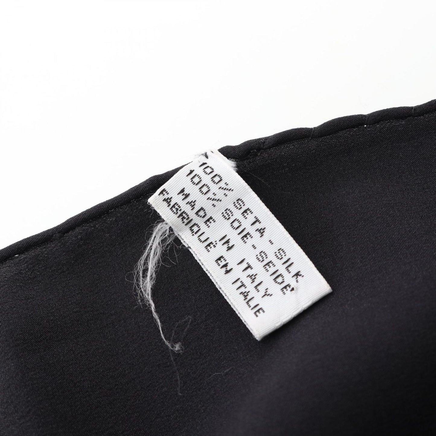 CHANEL Matelassé Silk Scarf in Black & White - Timeless Elegance