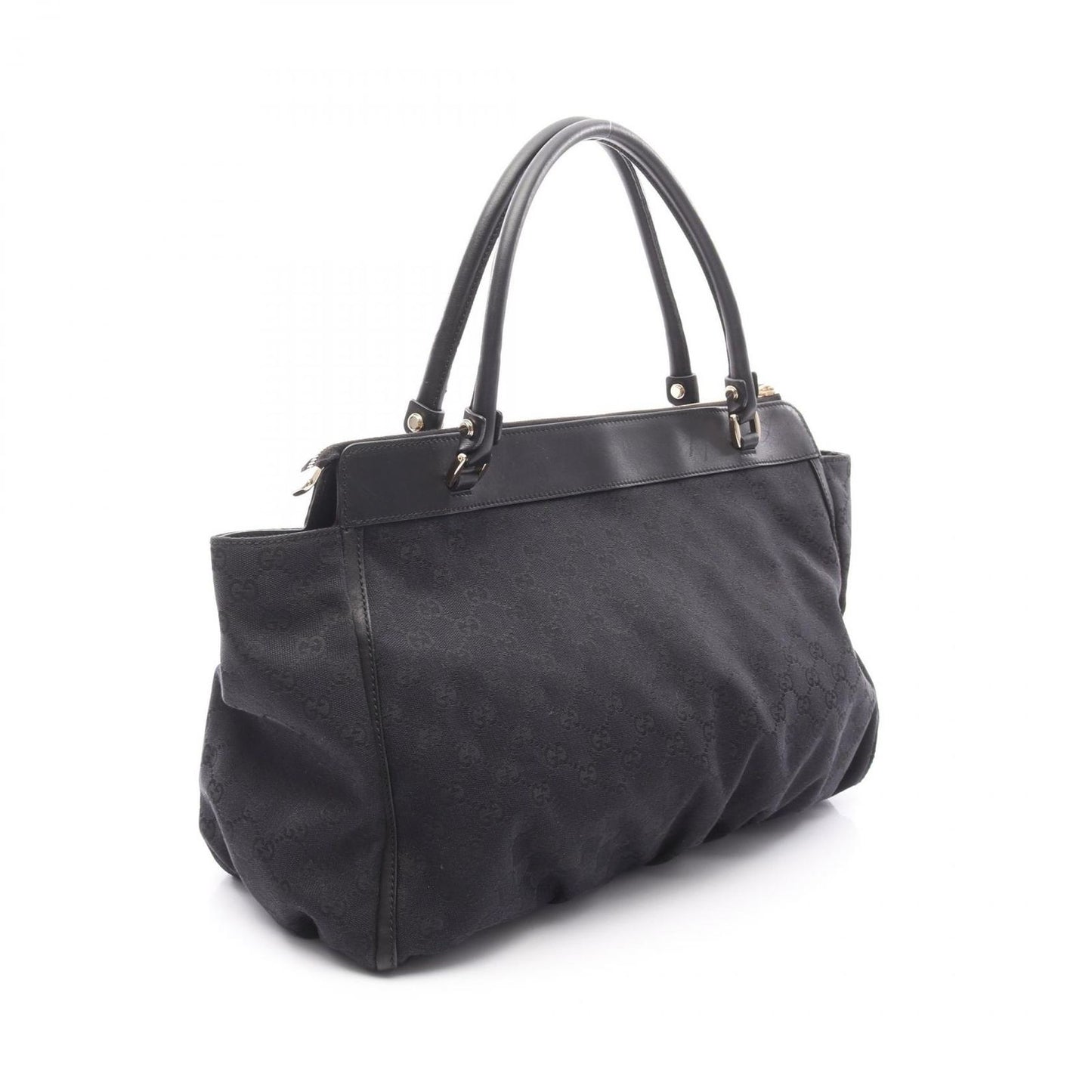 GUCCI GG Canvas Shoulder Bag - Timeless Elegance in Black