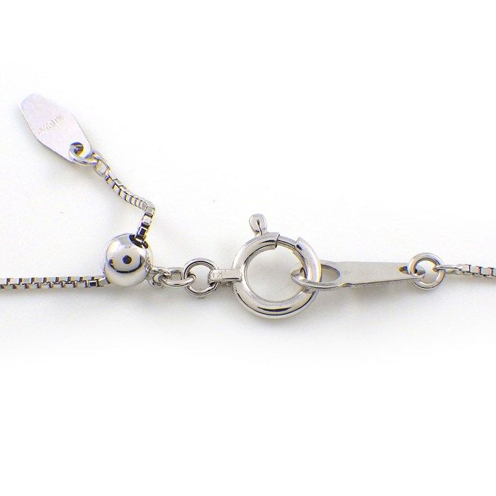 Exquisite K18 White Gold Flower Motif Necklace with Pink Diamonds