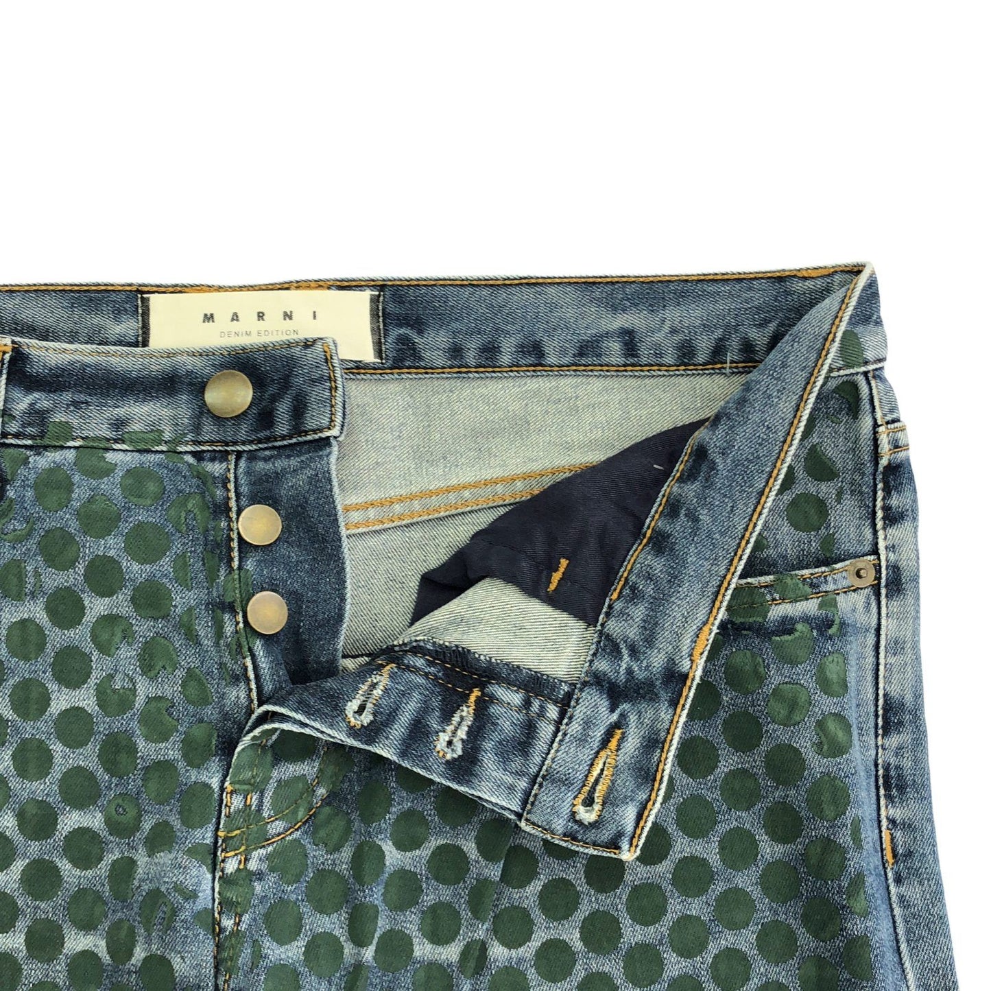 MARNI Blue Denim Pants - Exquisite Craftsmanship, Size 26