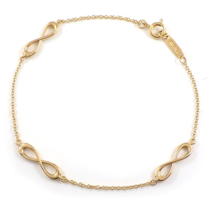 Tiffany & Co. Infinity Endless Bracelet in K18 Pink Gold