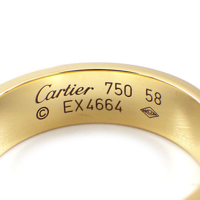 Cartier Love Ring Classic Model B4084658 in K18 Yellow Gold