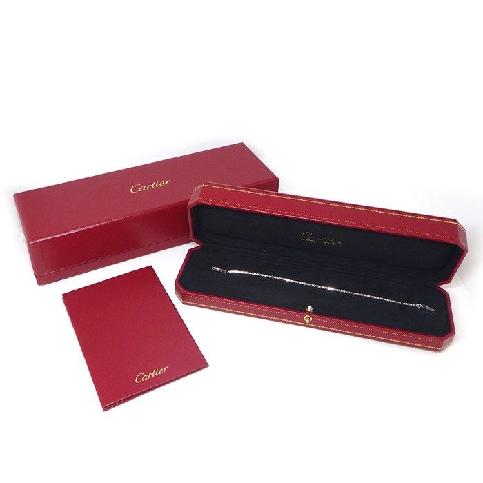 Cartier Tank B6022900 Venetian Link Bracelet in K18 White Gold