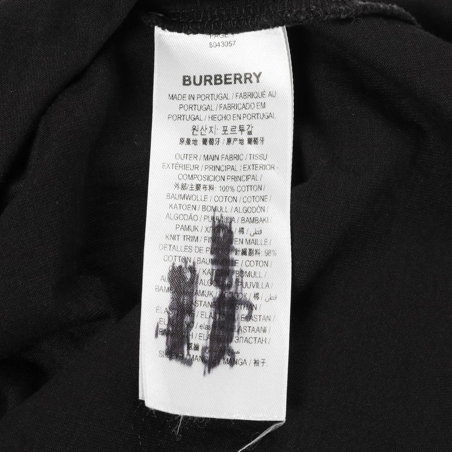 BURBERRY Nova Check Cotton T-Shirt - Timeless Elegance