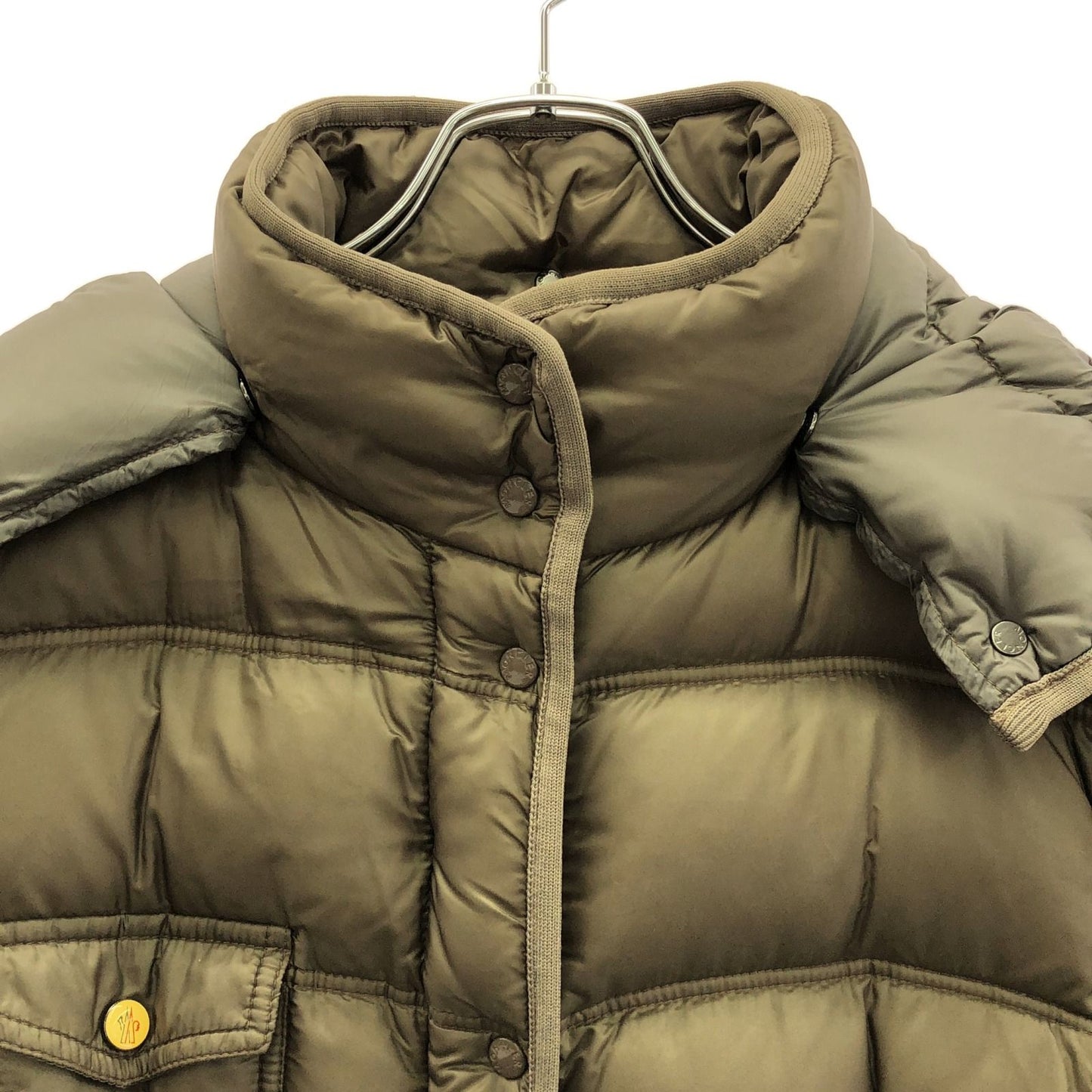 MONCLER Brown Down Coat - Timeless Elegance & Warmth