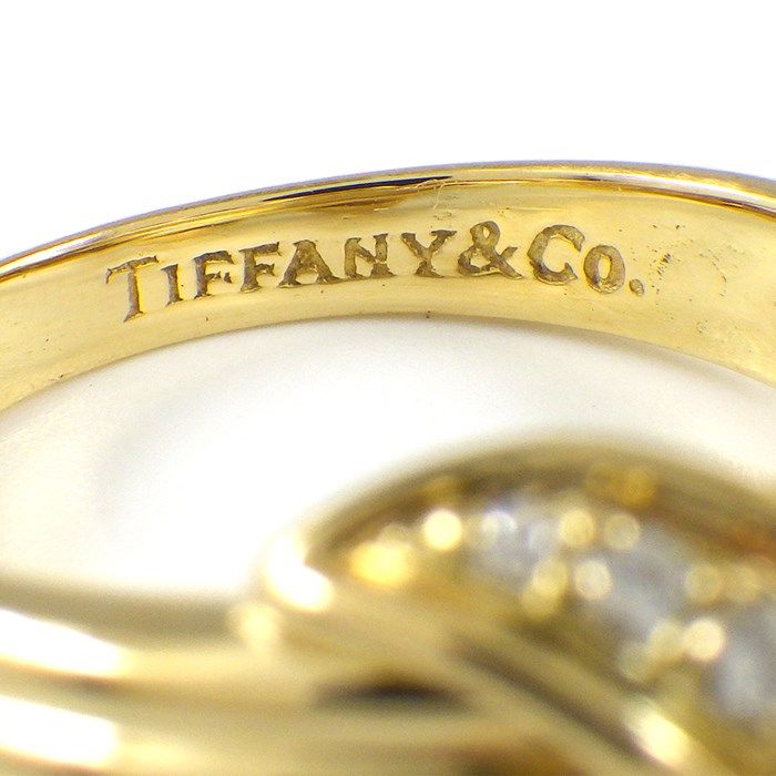 Tiffany & Co. Signature X Cross Diamond Ring in 18K Yellow Gold