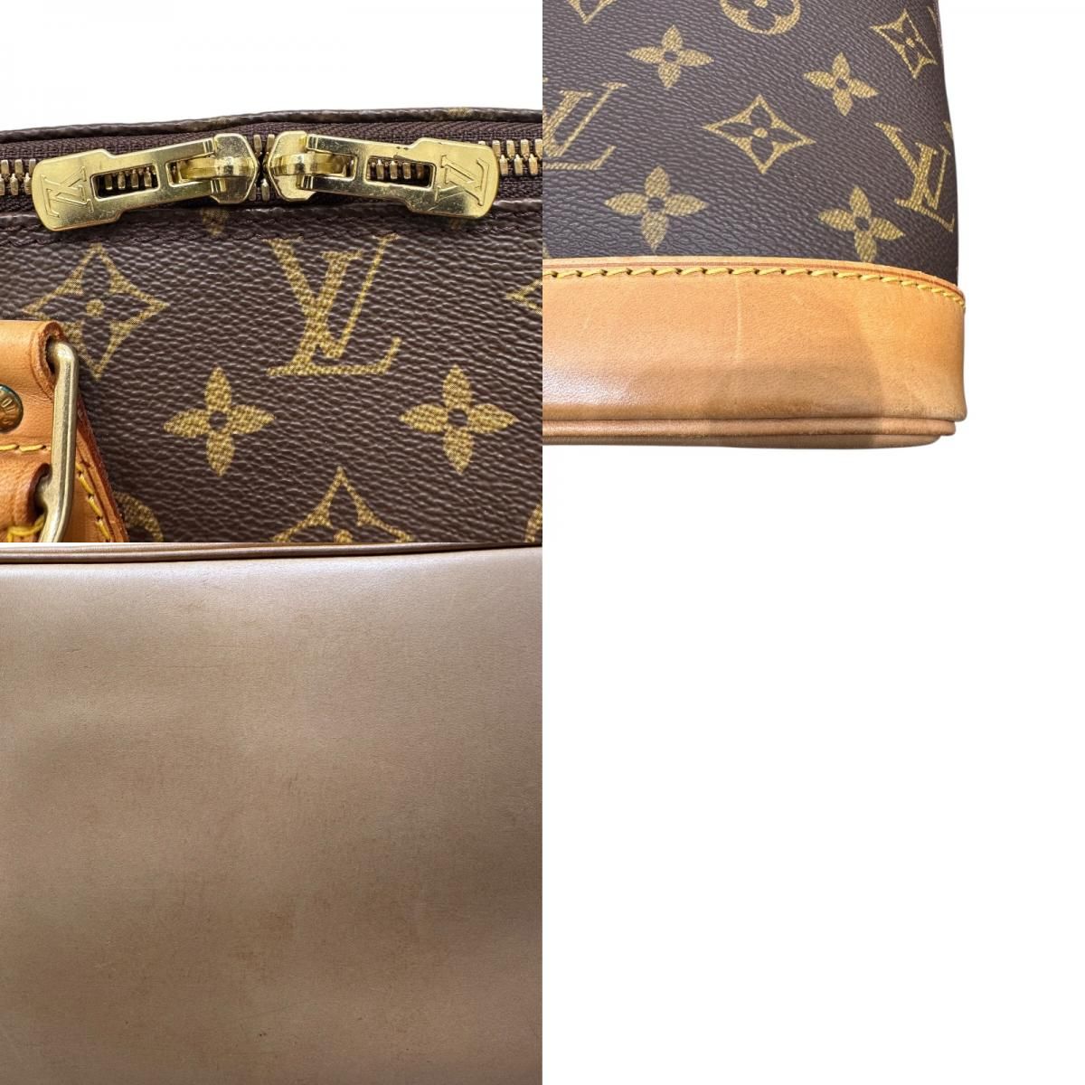 Louis Vuitton Alma Monogram PVC Leather Handbag - Timeless Elegance