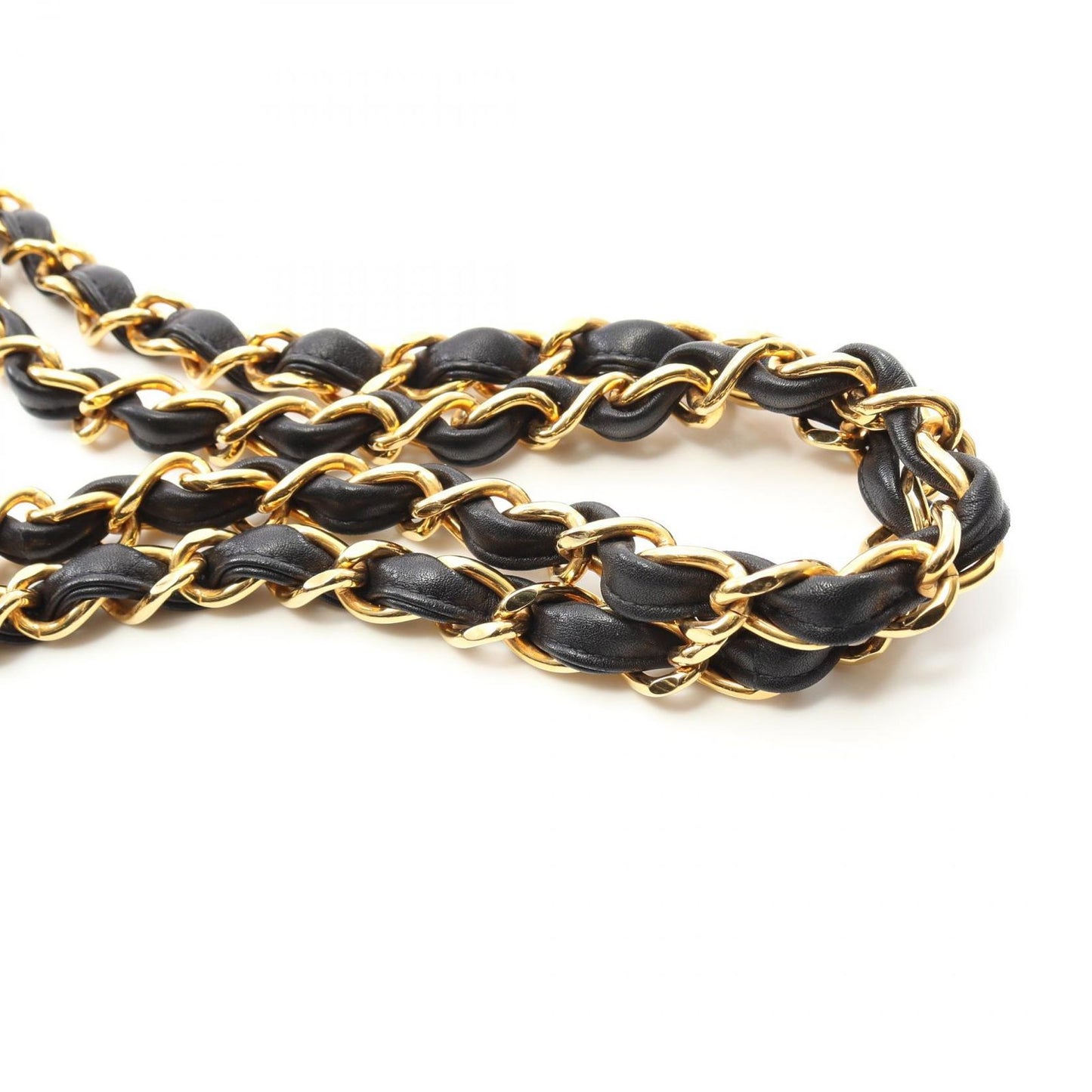 CHANEL De Camellia 34 Shoulder Bag in Black Lambskin