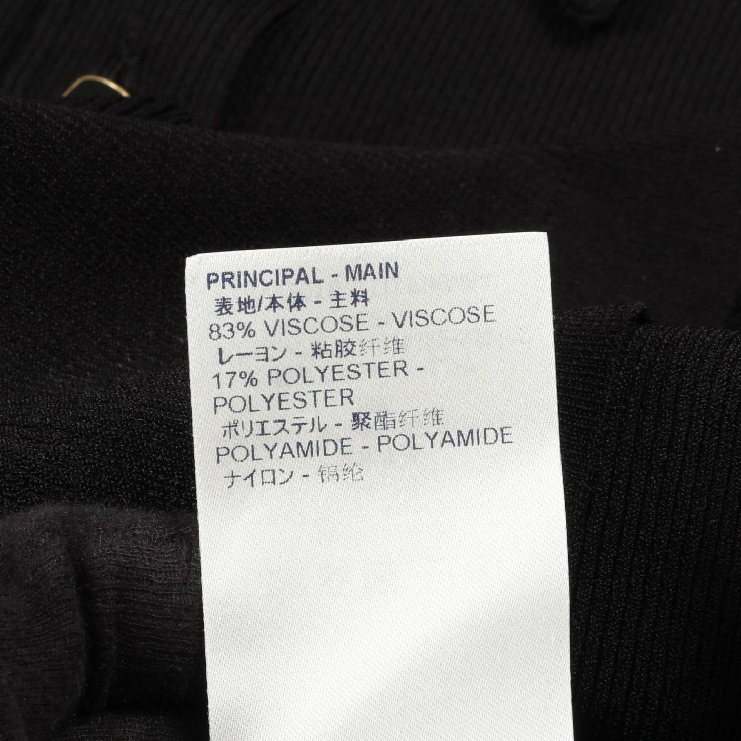 LOUIS VUITTON Black Rayon Knit Sweater - Timeless Elegance